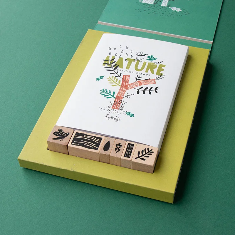 Joc creativ stampile Natura, Londji - imagine 3