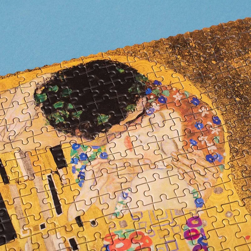 Puzzle 1000 piese Klimt Sarutul, Londji - imagine 2