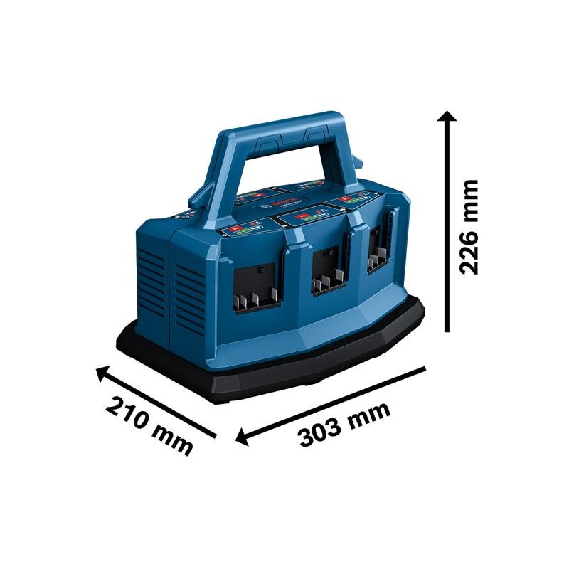 incarcator bosch gal18v6-80, 8ah, 18v pentru 6 acumulatori (fara acumulatori) 2 Incarcator Bosch GAL18V6-80, 8Ah, 18V pentru 6 acumulatori (fara acumulatori) - imagine 2