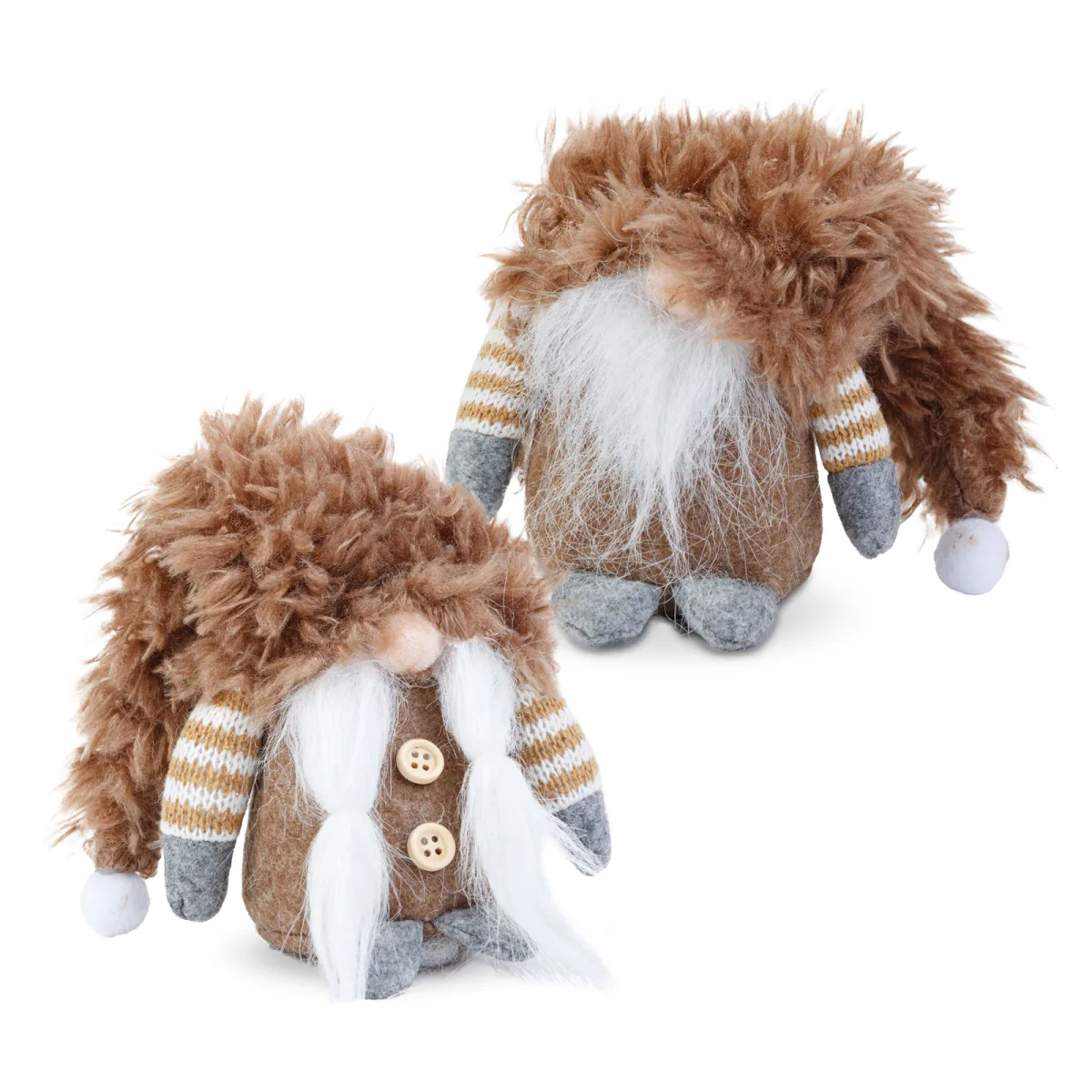 Decoratiune Craciun elf scandinav 30 cm, figurina textila decorativa pentru casa - imagine 2