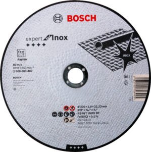 Disc taiere drept Expert for Inox – Rapido, 230×22.23×1.9mm Bosch
