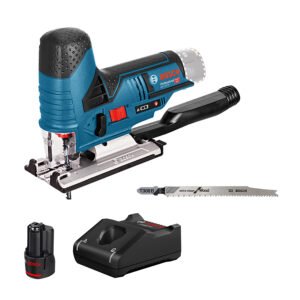 Fierastrau vertical cu 1 acumulator Li-Ion, 2Ah + Incarcator rapid de 4Ah GAL12V-40 Bosch GST 12V-70