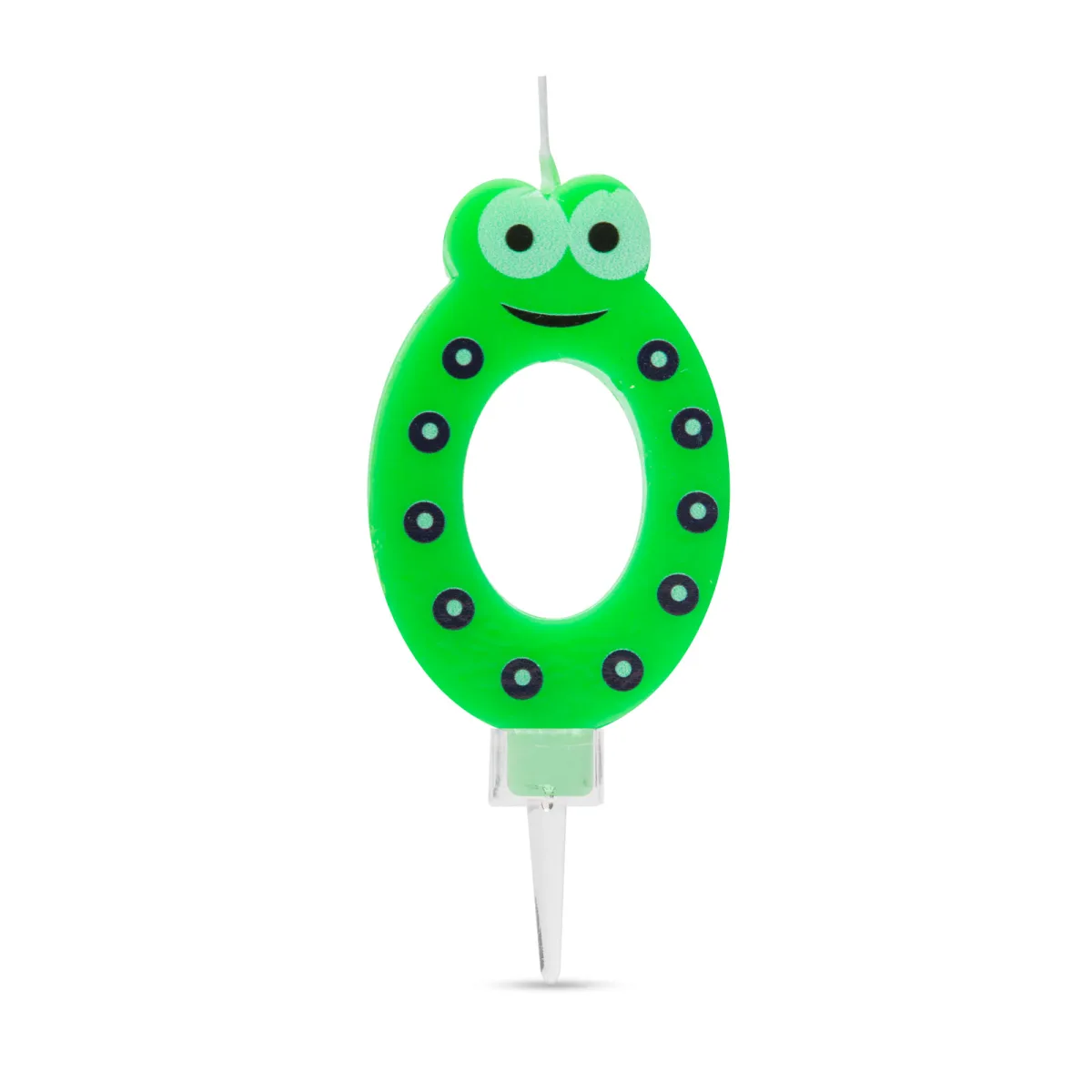 Lumanare tort, dimensiune 7x4 cm, numar 0, pentru decor, petrecere