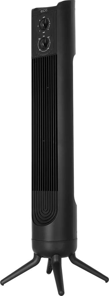Ventilator turn ECG Tower Fan 1 Black, 50 W, 3 viteze, oscilatie, timer 120 min, negru - imagine 7