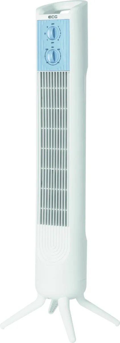 Ventilator turn ECG Tower Fan 1 White, 50 W, 3 viteze, oscilatie, timer 120 min, alb