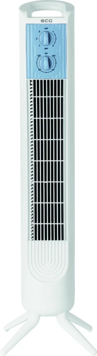 Ventilator turn ECG Tower Fan 1 White, 50 W, 3 viteze, oscilatie, timer 120 min, alb - imagine 4