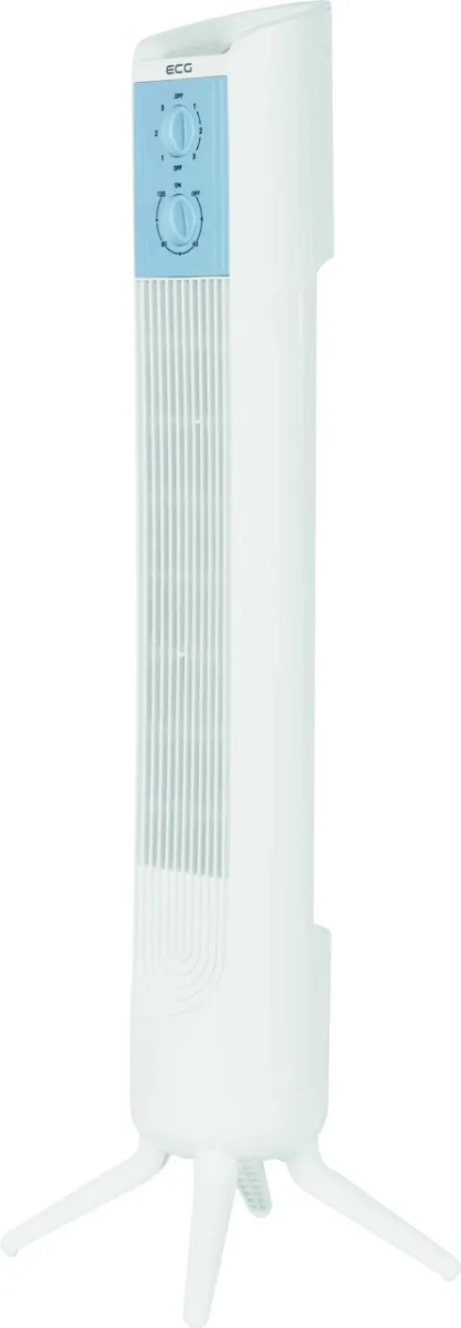 Ventilator turn ECG Tower Fan 1 White, 50 W, 3 viteze, oscilatie, timer 120 min, alb - imagine 7