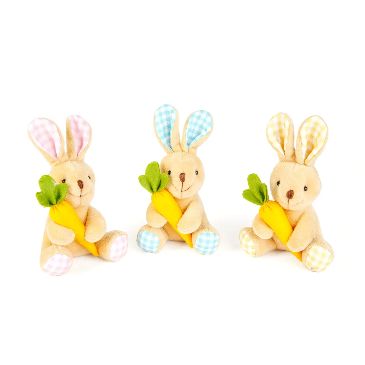 Decoratiune textila - iepuras - 15 cm - 3 modele - imagine 2