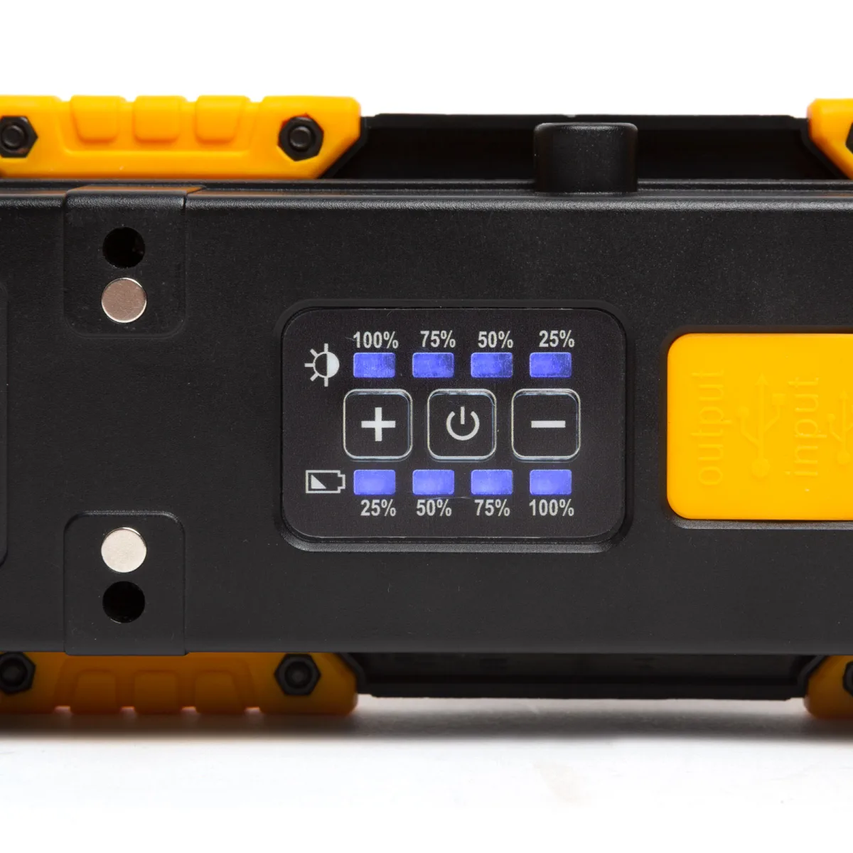 Reflector LED COB 1500 lumeni, acumulator 2x2000 mAh, zoom reglabil, dimmer, magnet, portabil - imagine 4
