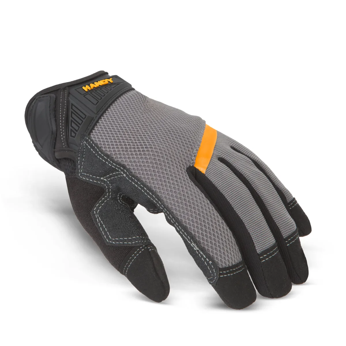 Manusi protectie M cu insertii PVC si varfuri tactile, palma intarita, standard EN388 2131XP