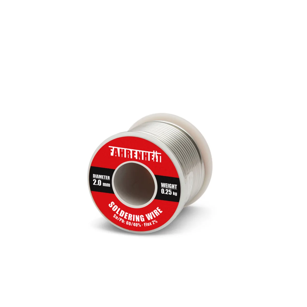 Staniu de lipit 2mm 0.25kg Sn60 Pb40 cu flux 2% pentru electronica si lipire profesionala