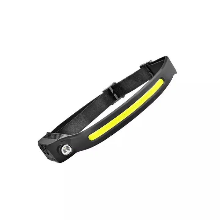 Lanterna Frontala Macvi® LED Reincarcabila USB Senzor Miscare 350 Lumeni IPX4 Acumulator pentru Camping Pescuit Reparatii - imagine 2