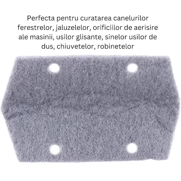 Stergator Geamuri 2 in 1 Macvi® Profesional pentru Geamuri Oglinzi Spatii Inguste Design Durabil Roz - imagine 3
