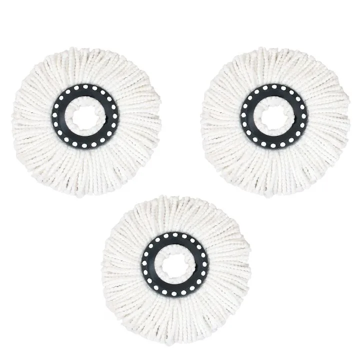 Set 3 rezerve mop rotativ Macvi® microfibra mop rotativ