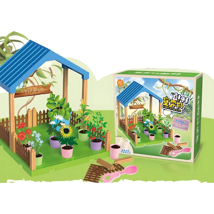 Casuta de joaca educativa, MACVI, model 556-51A, verde, pentru varsta 3+ ani - imagine 2