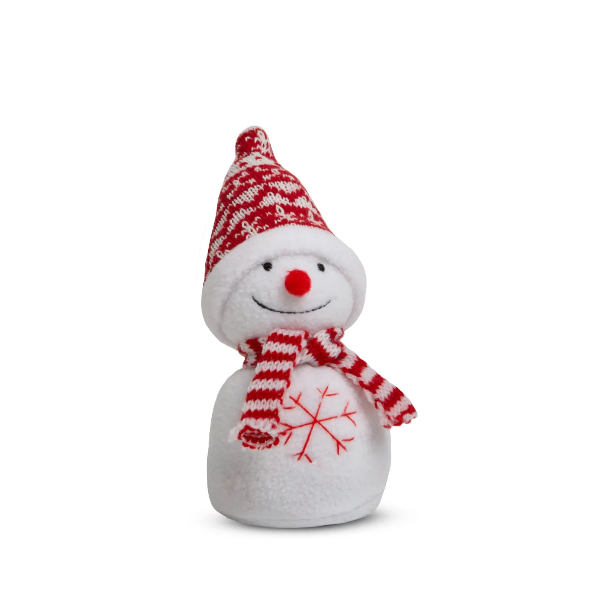 Decoratiune Craciun om de zapada 20 cm, figurina textila, 3 modele - imagine 2
