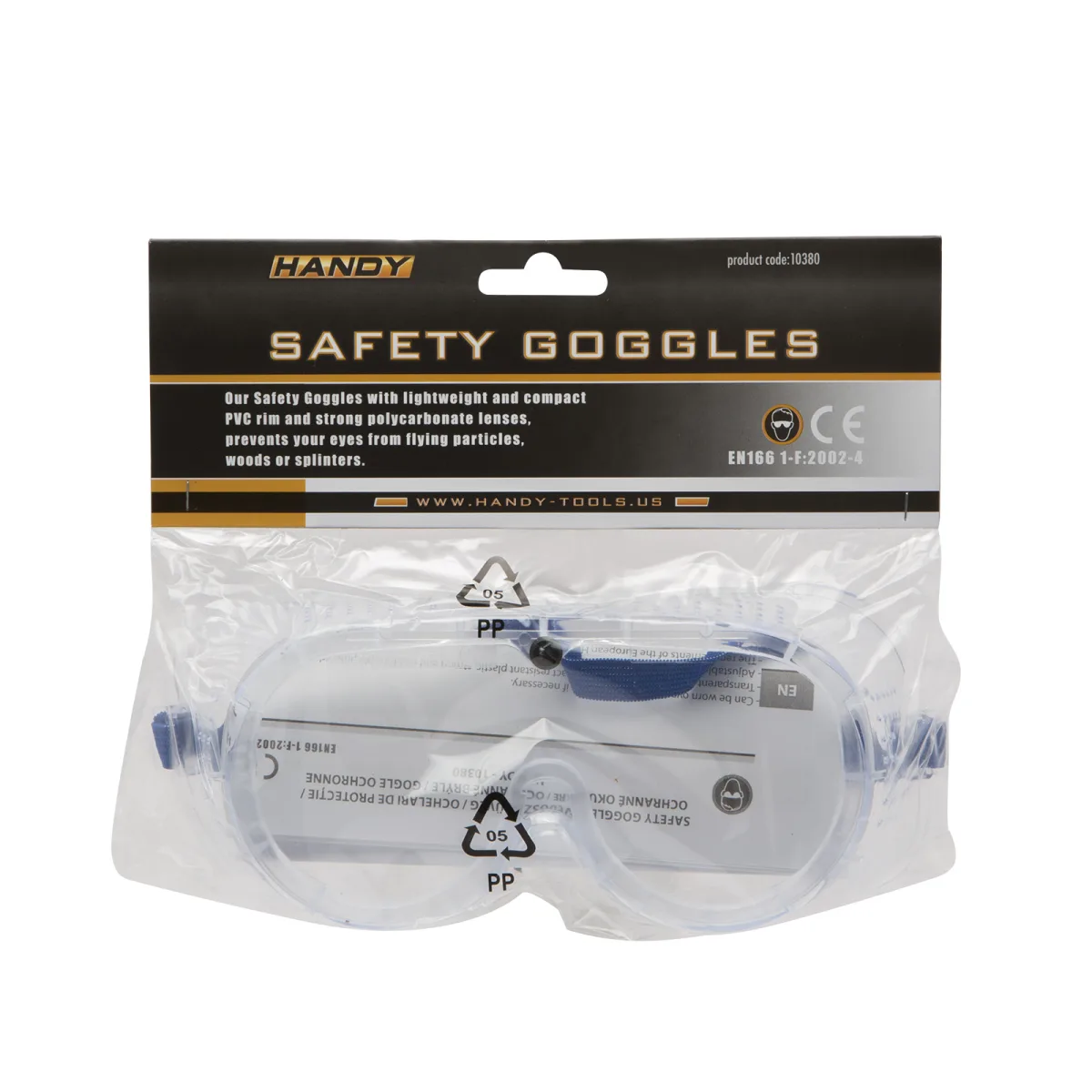 Ochelari de Protectie Transparenti cu Lentila Policarbonat, Protectie Particule, Standard EN166 - imagine 2