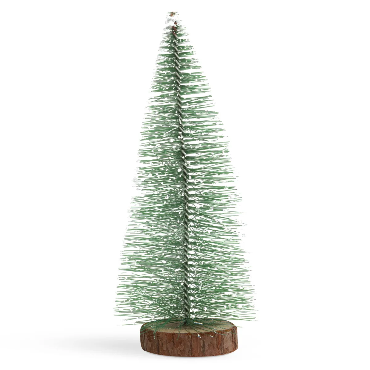 Brad artificial mini 30 cm verde inzapezit, brad decorativ