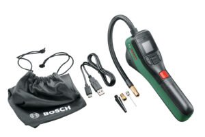 EasyPump Pompa pneumatica cu acumulator integrat, 3.6V, 3Ah, 10bar, cablu USB + geanta Bosch