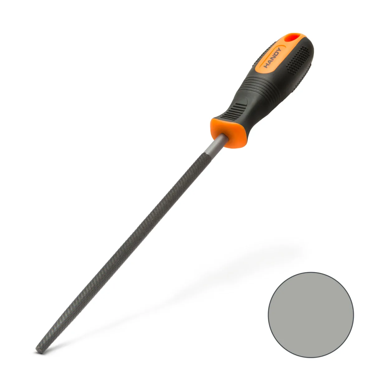 Pila rotunda pentru metal, 200 mm cu maner ergonomic, taiere simpla, granulatie medie