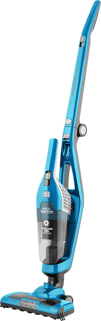 Aspirator vertical portabil 2in1 ECG VT 4520 Bruno, 90 W, baterie Li-Ion 18.5 V, sistem de filtrare cyclonic, albastru - imagine 5