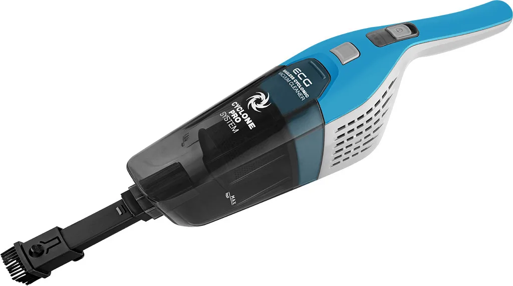 Aspirator vertical portabil 2in1 ECG VT 4520 Bruno, 90 W, baterie Li-Ion 18.5 V, sistem de filtrare cyclonic, albastru - imagine 7