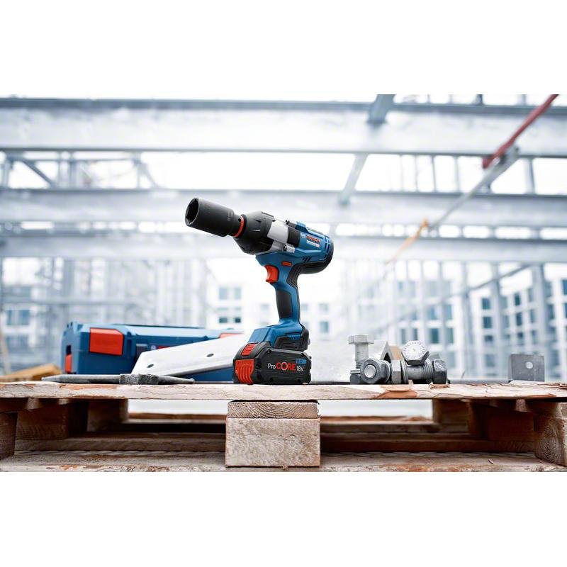 surubelnita cu impact cu 2 acumulatori li-ion bosch gds 18v-1050 h, 18v, 8ah, 1050nm, prindere 3/4" + l-boxx 2 Surubelnita cu impact cu 2 acumulatori Li-Ion Bosch GDS 18V-1050 H, 18V, 8Ah, 1050Nm, prindere 3/4" + L-BOXX - imagine 2