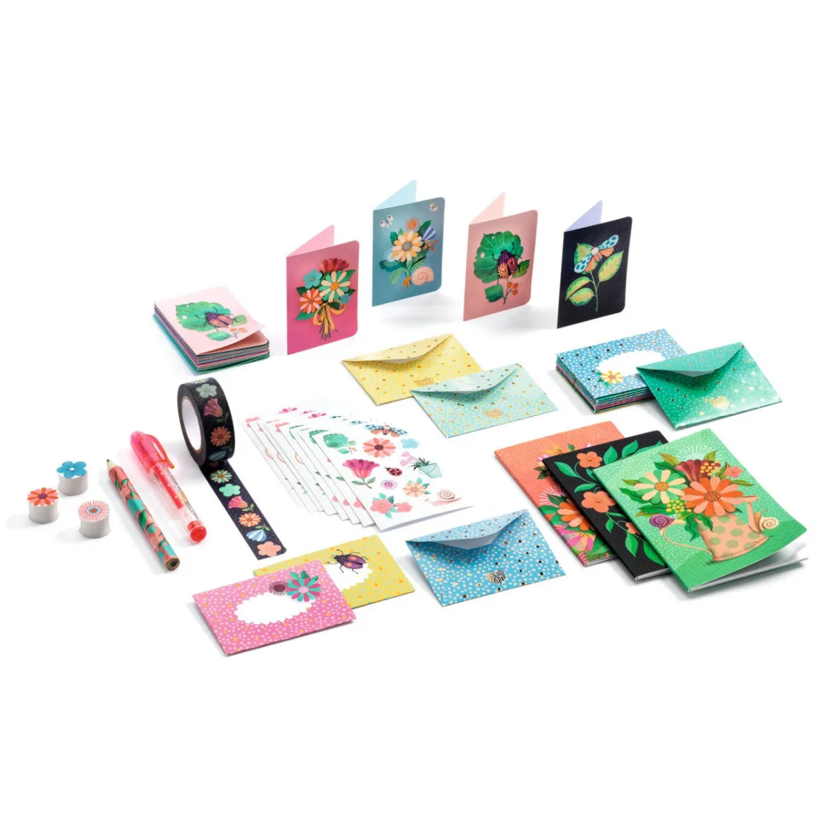 Miniset de papetarie Marie, Djeco - imagine 2