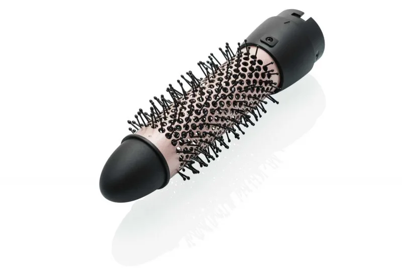 Perie ondulatoare cu aer cald si ionizare ETA Fenite 5321 90010, black edition, 1000 W, 6 accesorii - imagine 5
