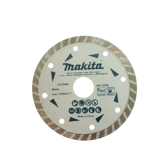 makita d-52803 disc diamantat ondulat pentru taiat beton/marmura 125x7x22.23mm 1 Makita D-52803 Disc diamantat ondulat pentru taiat beton/marmura 125x7x22.23mm