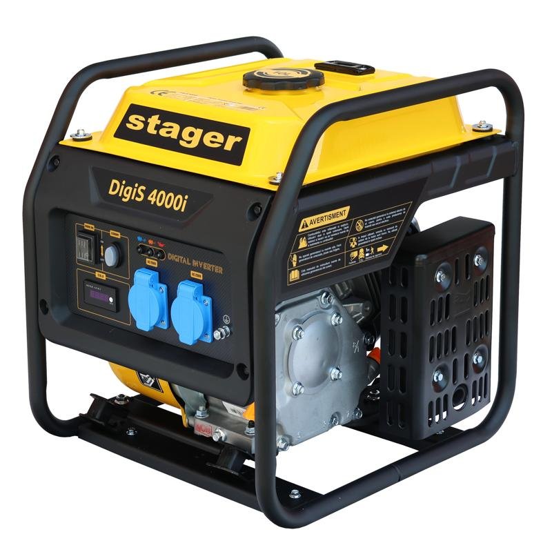 Generator digital Stager DigiS 4000i, invertor open-frame 4kW, monofazat, benzina - imagine 2