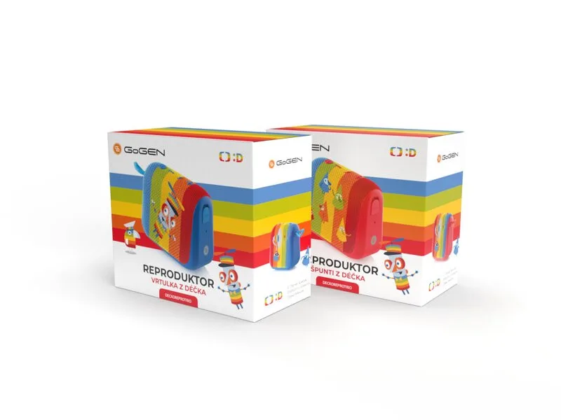 Boxa portabila pentru copii GoGEN DECKO TRIO B, 5 W, Bluetooth, IPX6, albastru - imagine 8