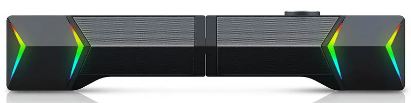 Boxe PC 2in1 GoGEN PSU103, 2 x 3 W, Bluetooth, iluminare RGB, USB, negru - imagine 2
