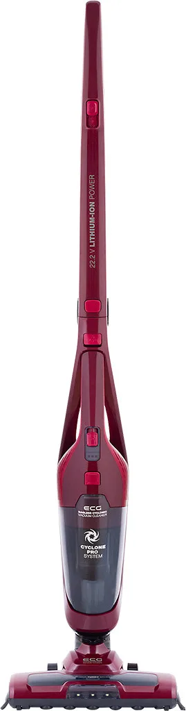 Aspirator vertical si mop 3 in 1 fara fir ECG VT 4620 Hugo, 100 W, baterie Li-Ion 22.2 V, 600 ml - imagine 3