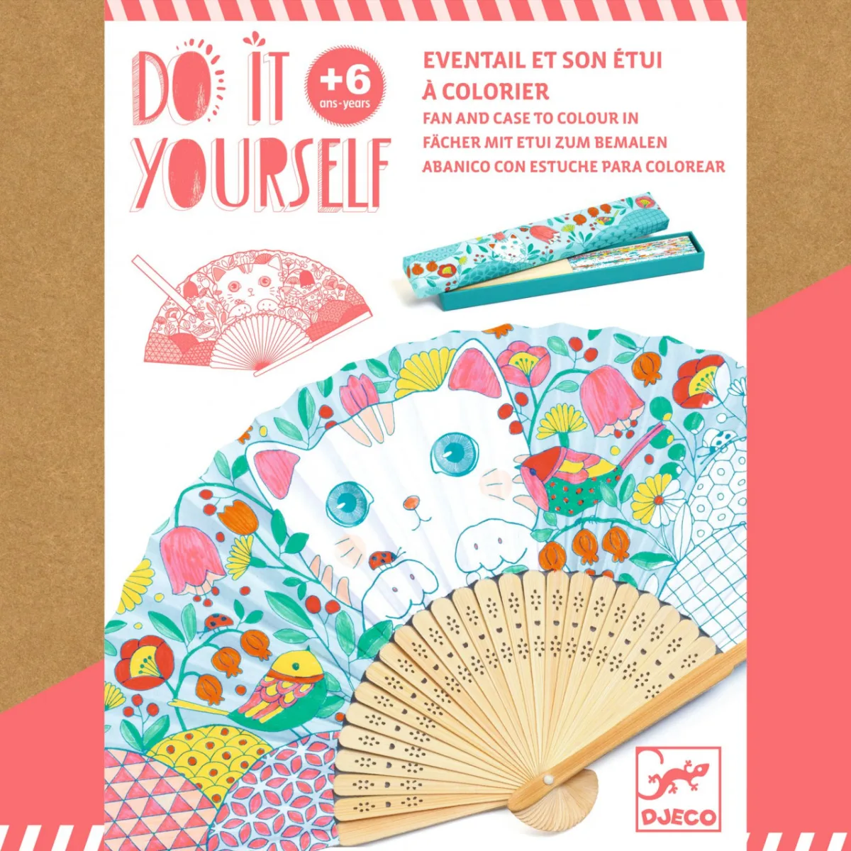 Joc creativ DIY evantai Koneko, Djeco - imagine 5