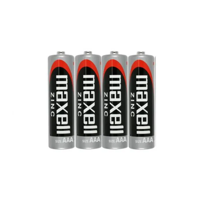 Baterii AAA R03 1.5V zinc, set 4 buc, rezistente scurgeri, pentru telecomanda / jucarii