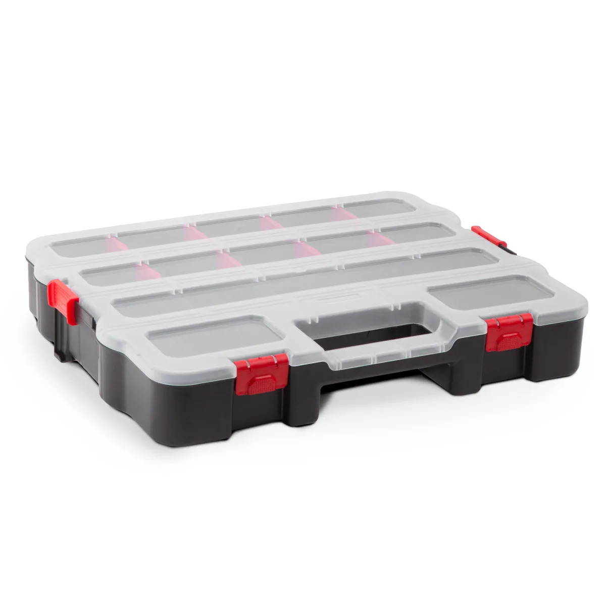 Cutie Organizatoare Stivuibila pentru Suruburi si Accesorii, 9-18 Compartimente, 373x470x80 mm