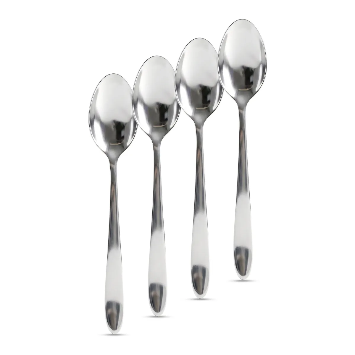 Set 4 linguri inox, 18.8 cm, design elegant, otel inoxidabil