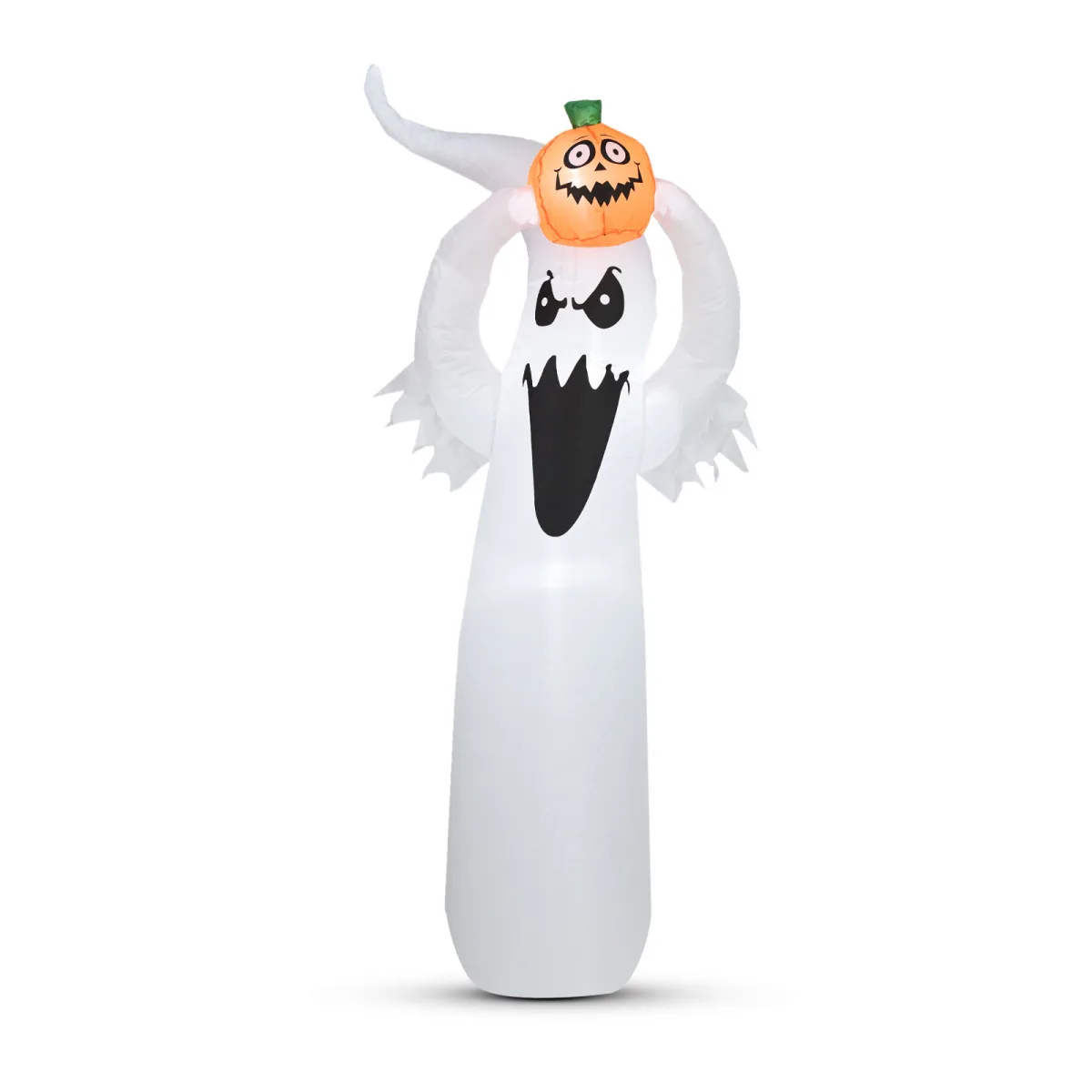Fantoma gonflabila Halloween 180 cm, LED alb, decor exterior, IP44, iluminat festiv