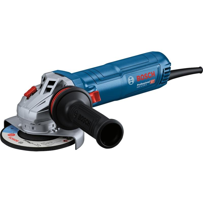 Polizor unghiular Bosch GWS 12-125S, D125mm, M14, 1200W + maner suplimentar - imagine 2