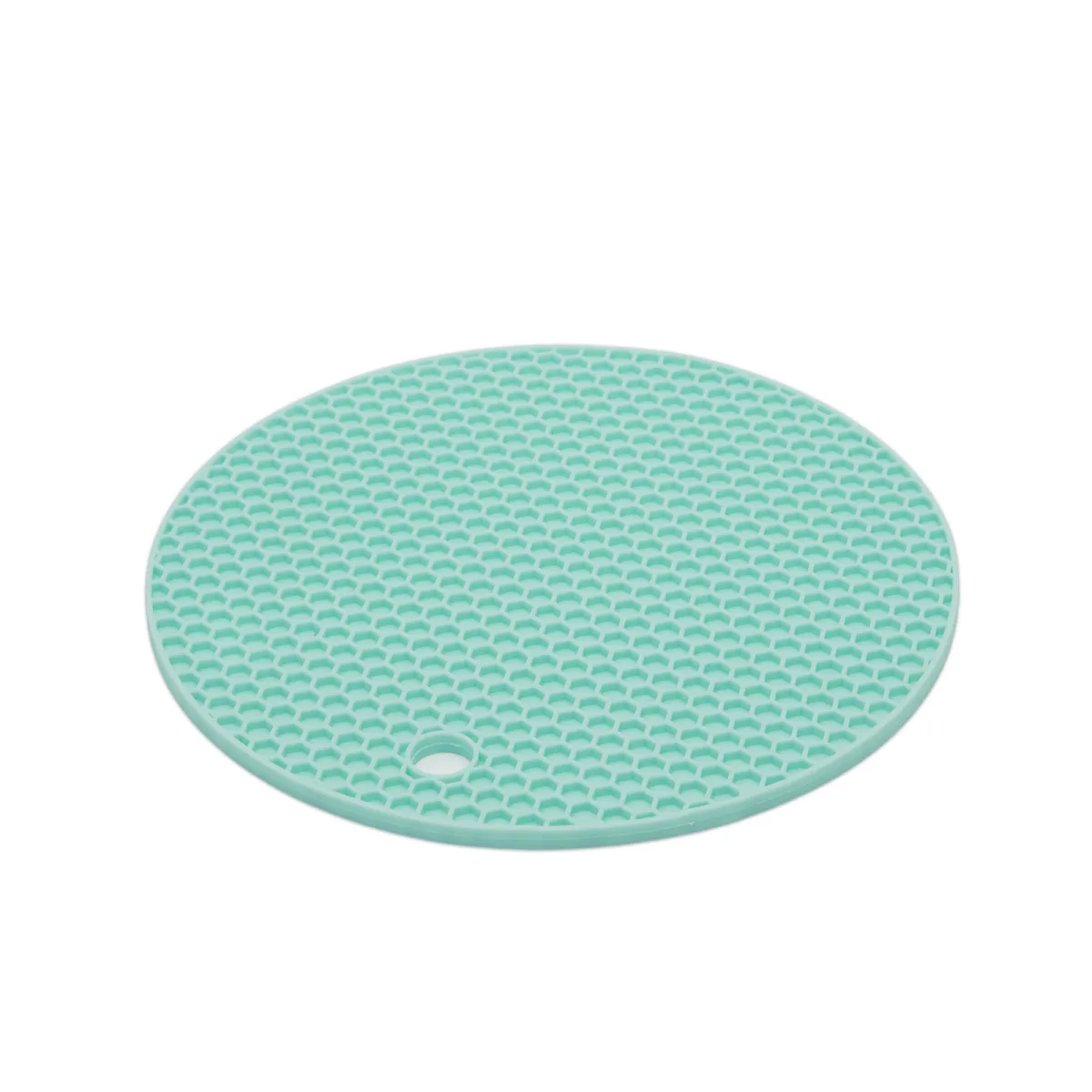 Suport vase silicon termorezistent, 18 cm, antiderapant, -40 +250C, protectie masa, albastru