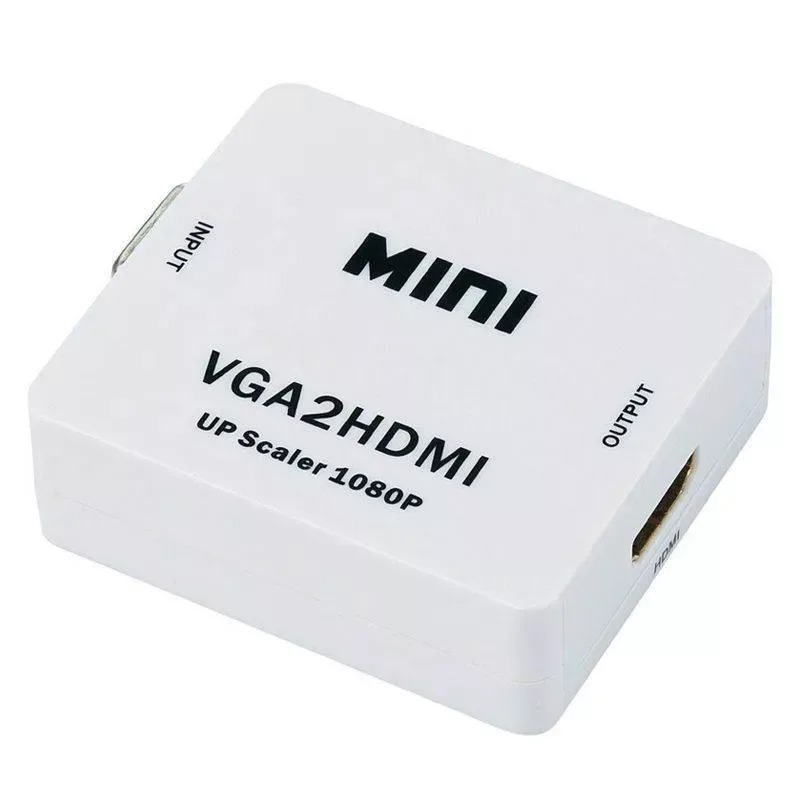 Adaptor audio-video VGA-HDMI VGA +audio intrare la HDMI iesire Cabletech - imagine 2