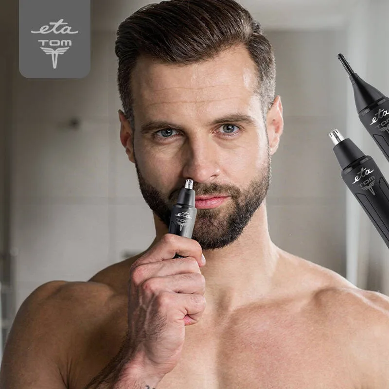 Trimmer pentru nas si urechi ETA Tom 4340 90000, acumulator Li-Ion, autonomie 180 min, USB-C, accesoriu pentru sprancene - imagine 4