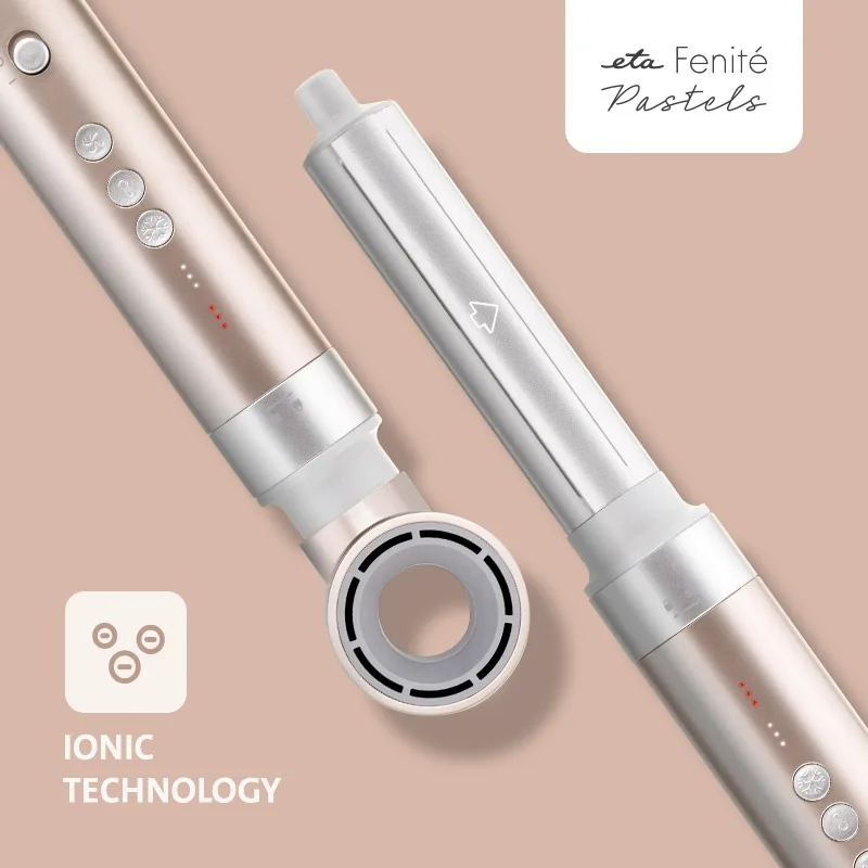 Ondulator ETA2323 90000 Fenite Pastels, 1400 W, ionizare, placi cu invelis ceramic, 3 trepte de temperatura, auriu - imagine 3