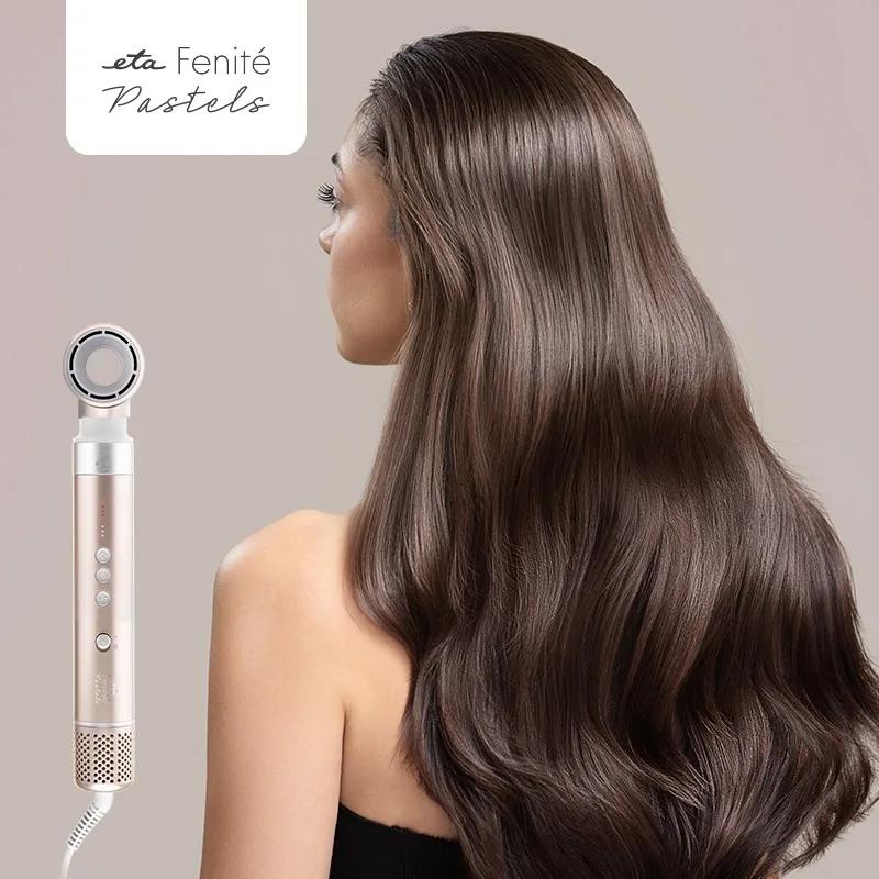 Ondulator ETA2323 90000 Fenite Pastels, 1400 W, ionizare, placi cu invelis ceramic, 3 trepte de temperatura, auriu - imagine 6