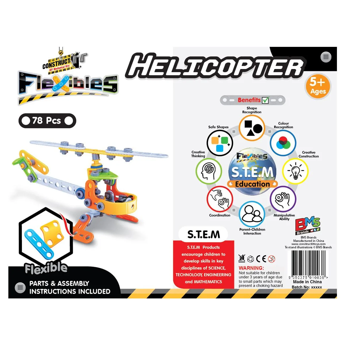 Kit STEM Flexible Elicopter - imagine 3