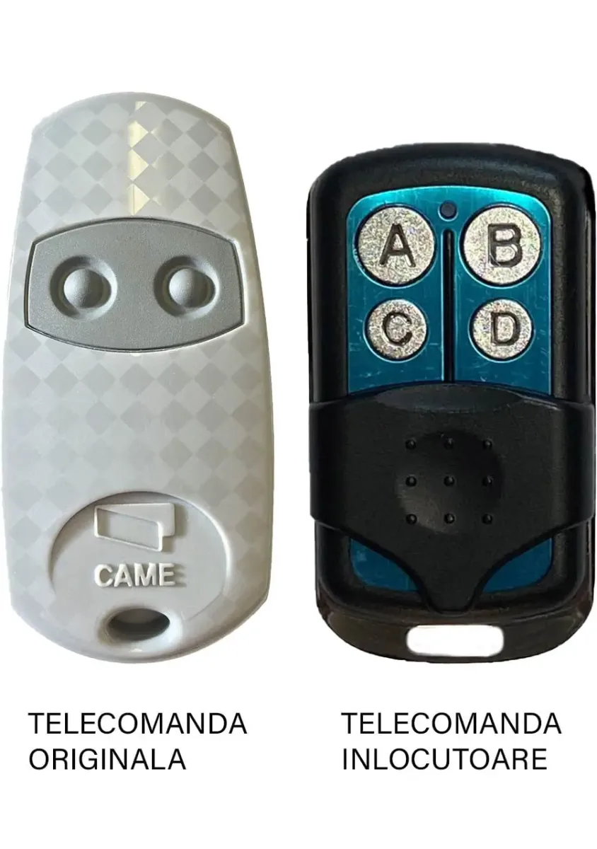 Telecomanda inlocuitoare poarta garajbutoane cod fix frecventa 433.92MHz Came Top 432EE compatibila cu originalul (804)