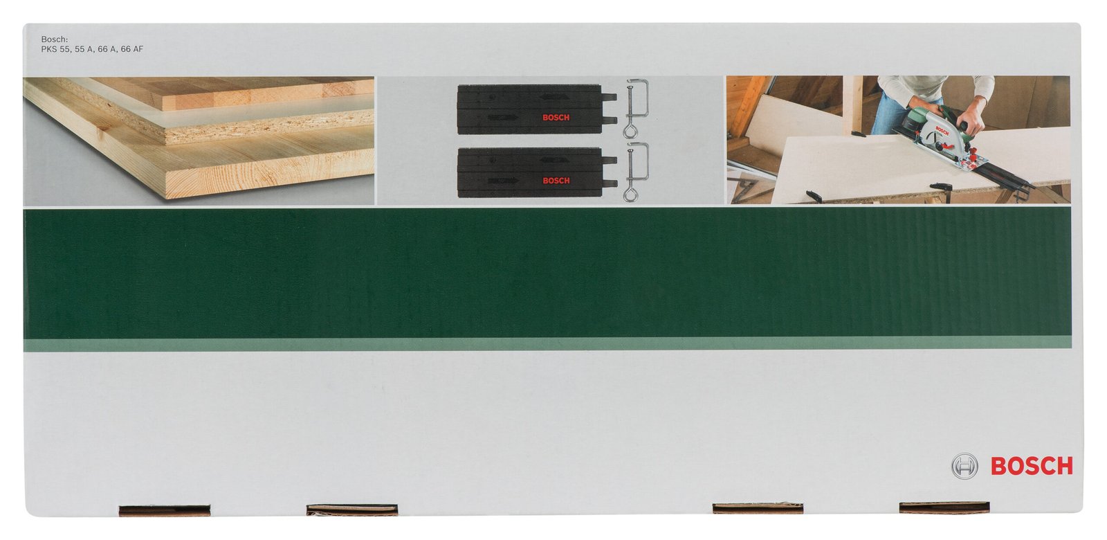 Bosch Set 2 Sine ghidare plastic cu menghine 350x700mm pentru PKS 2 Bosch Set 2 Sine ghidare plastic cu menghine 350x700mm pentru PKS - imagine 2