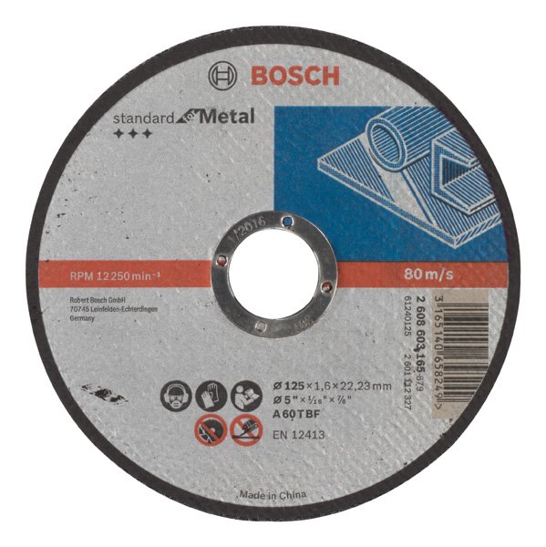 Bosch Disc taiere Metal 125mm,1,6mm