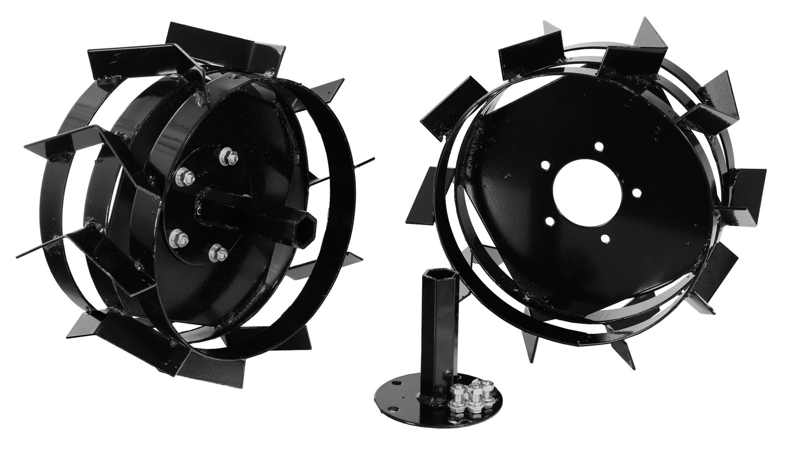 ProGARDEN Set 2 roti metalice 350×6 cu manicot 23mm